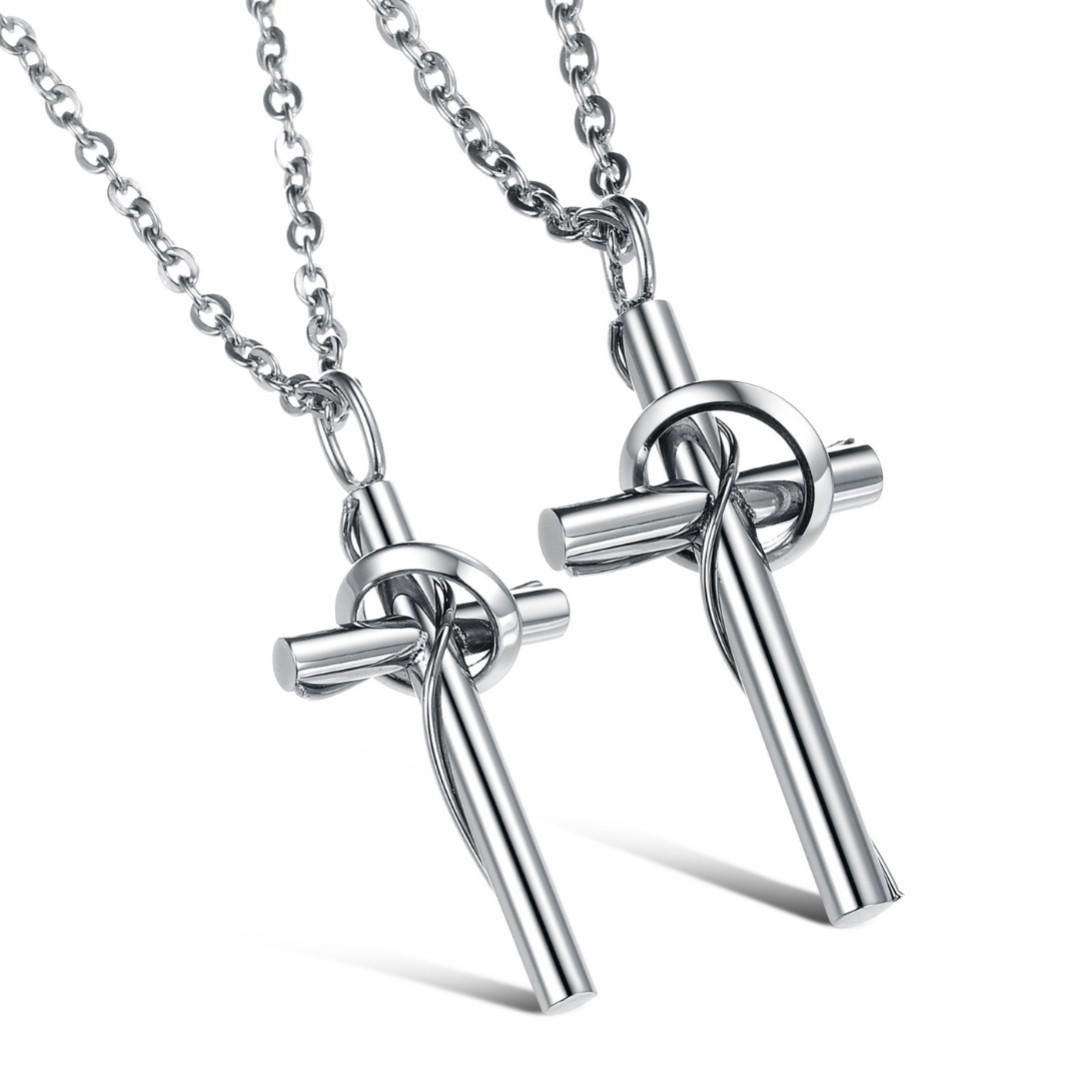 Mens cross necklace personalized shop