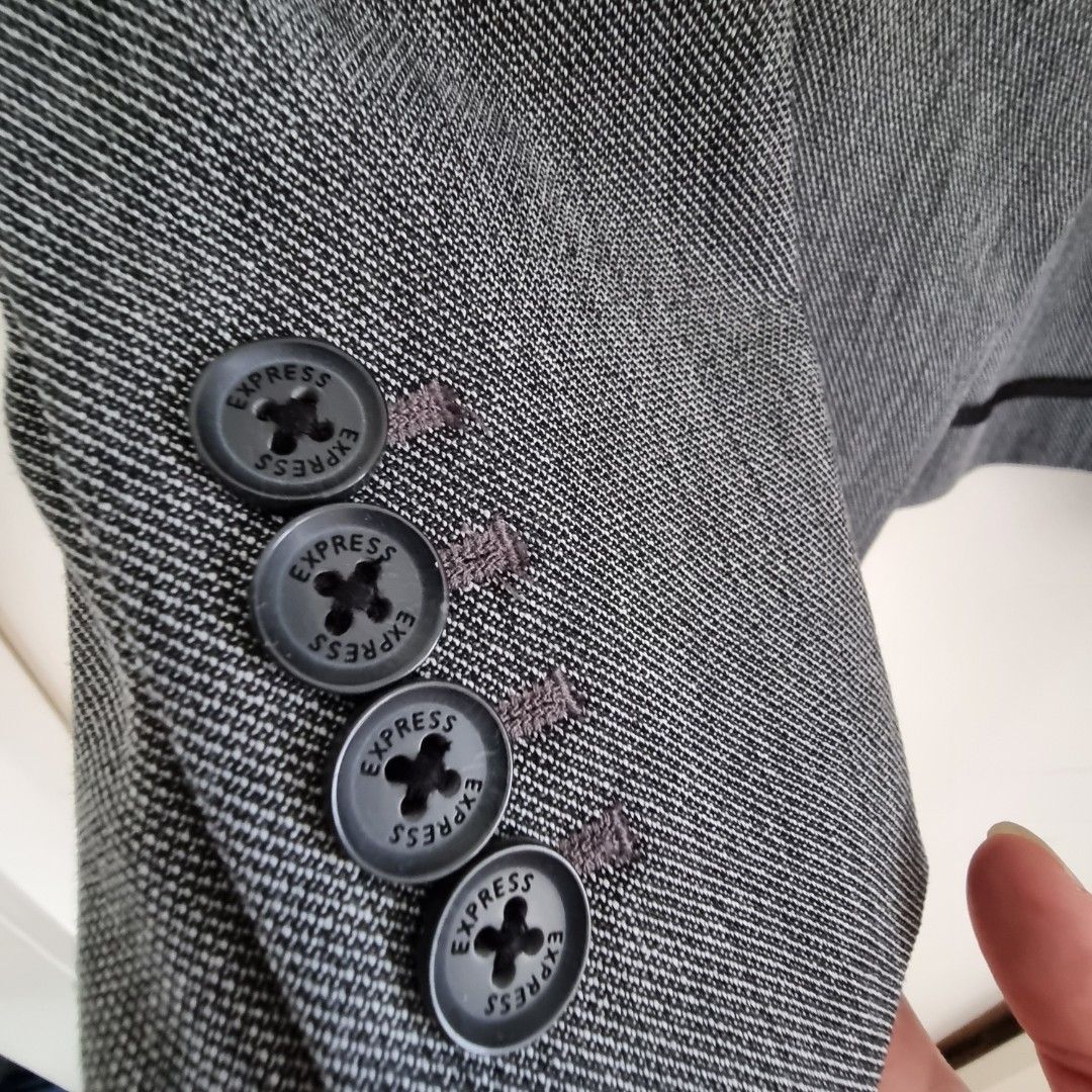 Express grey deals blazer