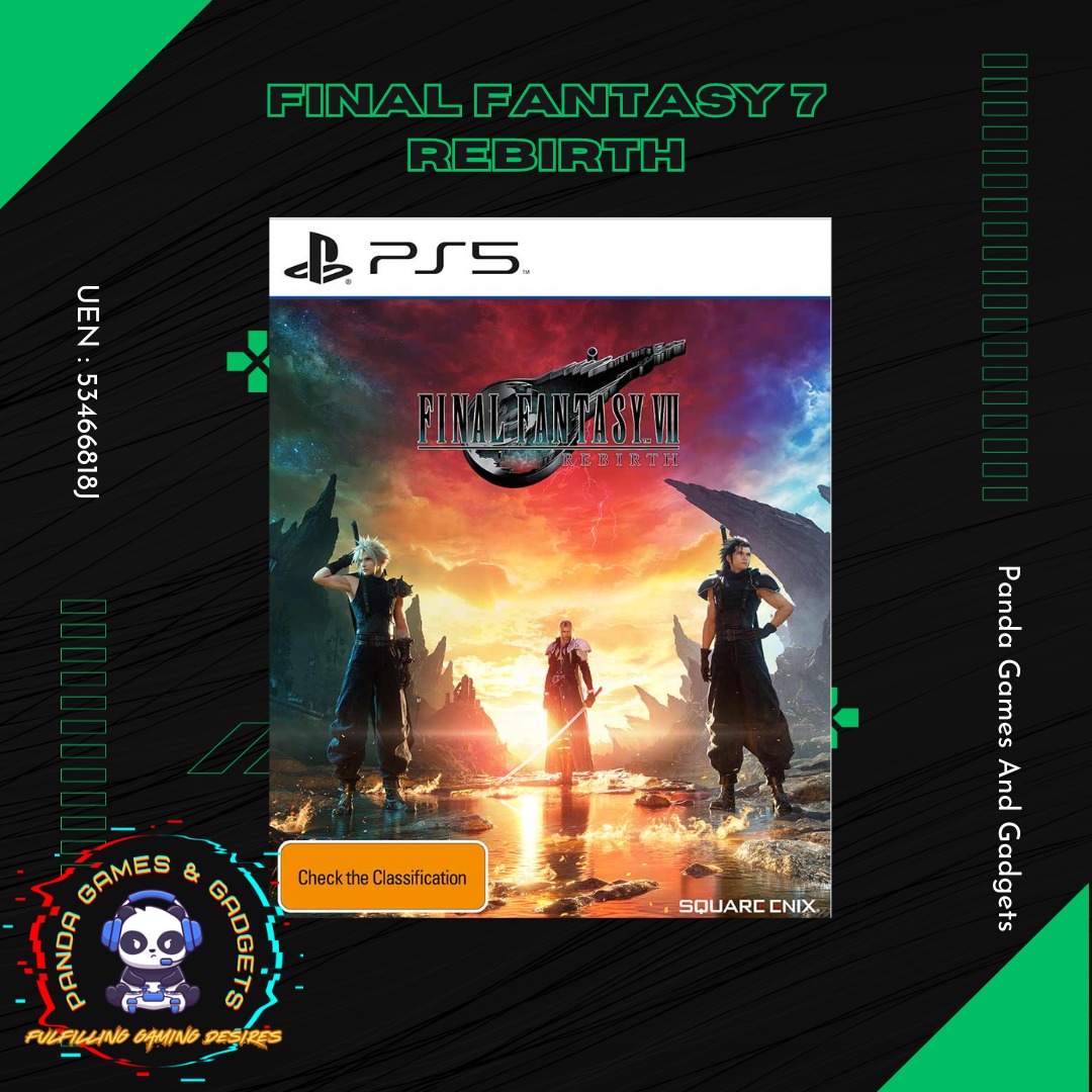 Final Fantasy VII Rebirth Deluxe Edition, Video Gaming, Video Games,  PlayStation on Carousell