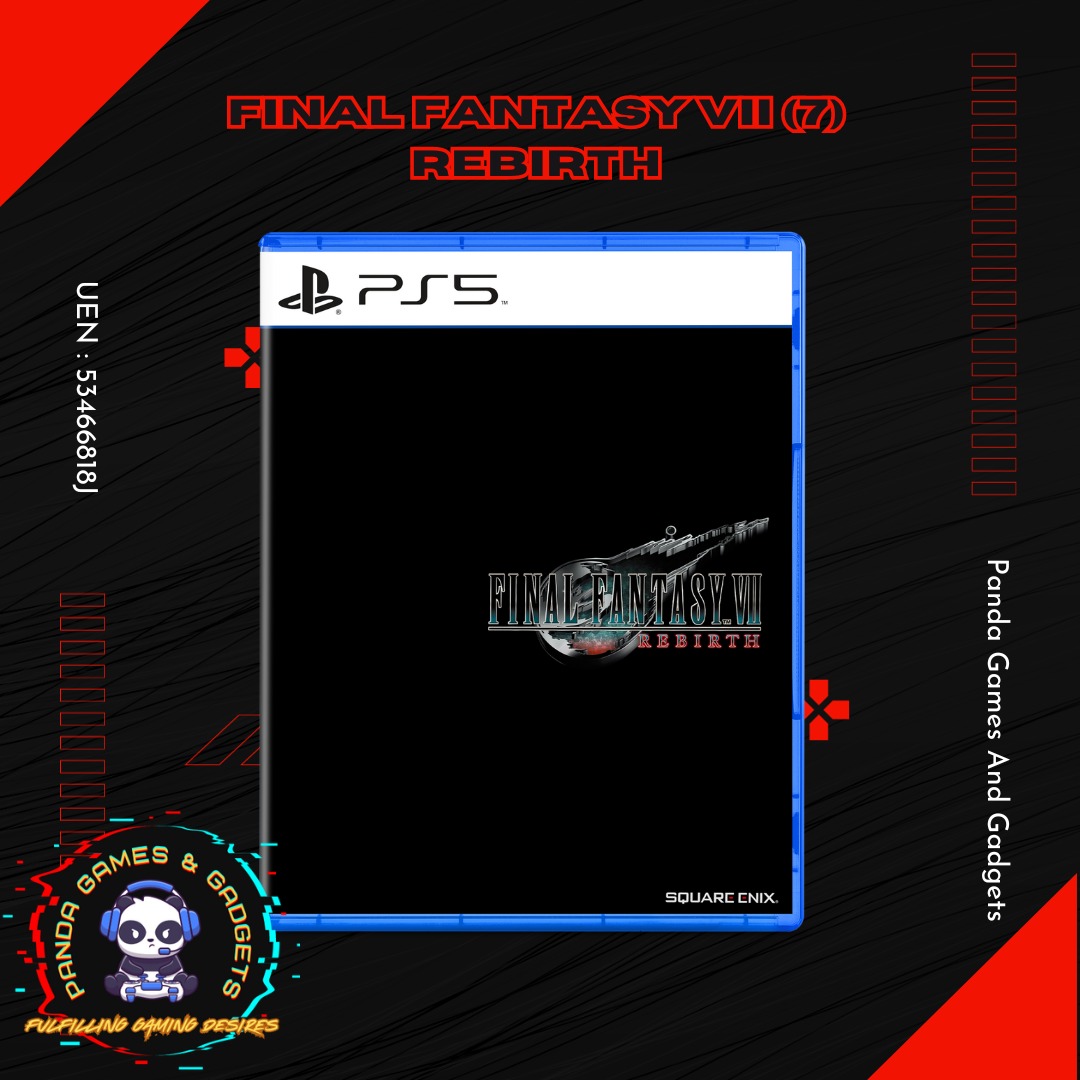 Final Fantasy VII 7 Rebirth (PS5) (Standard/Deluxe/Collectors Edition),  Video Gaming, Video Games, PlayStation on Carousell