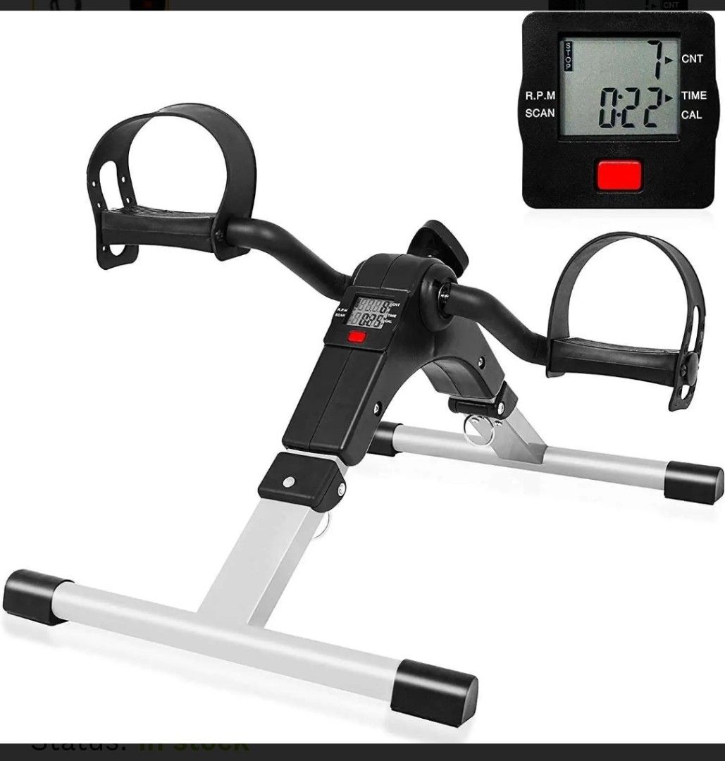 Leg Exercise Pedal Bike Home Workout Physical Therapy Gym Folding