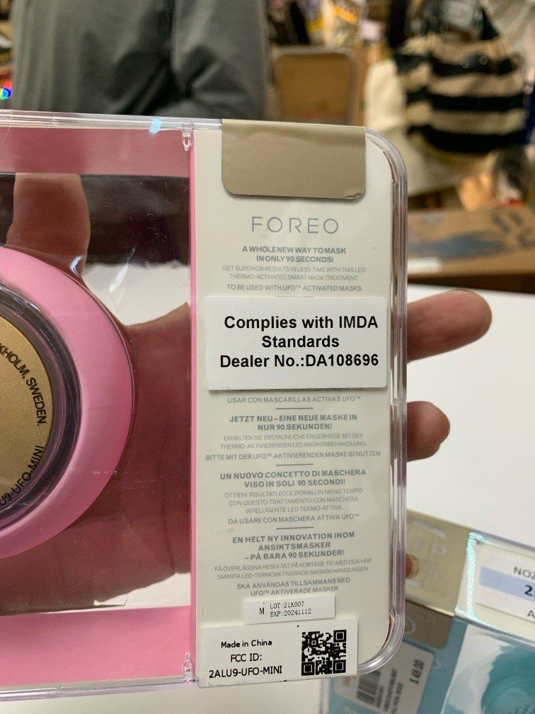 Foreo UFO Beauty PINK/MINI Carousell PEARL Care, Personal Face on Face, MINI Care & MINT