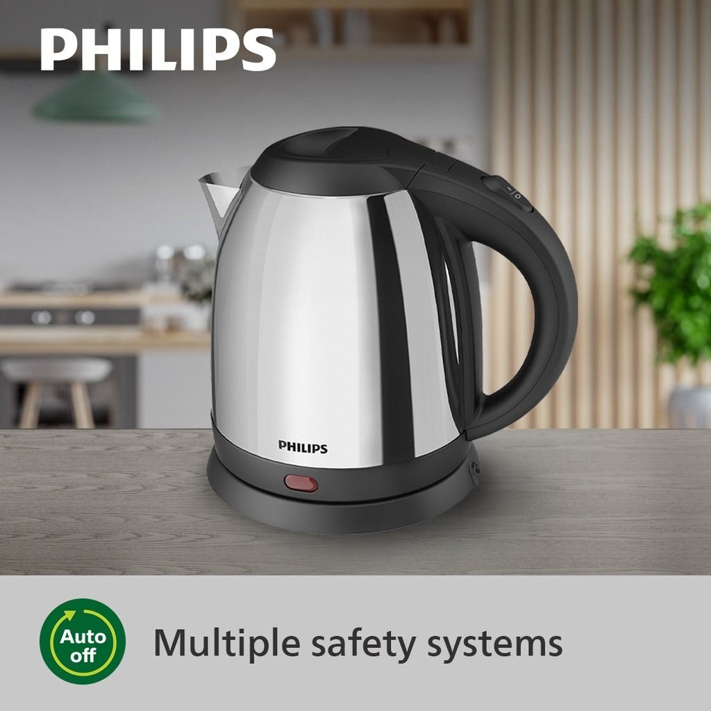 Home & Kitchen Philips Electric Kettle 1.2 L With Stainless Steel Body 1800  Watt