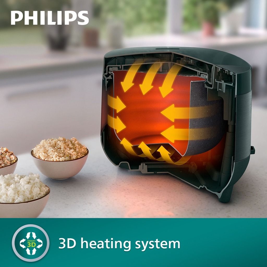 [FREE DELIVERY] PHILIPS Digital Rice Cooker 3000 Series 1.8L HD4518/62 ...