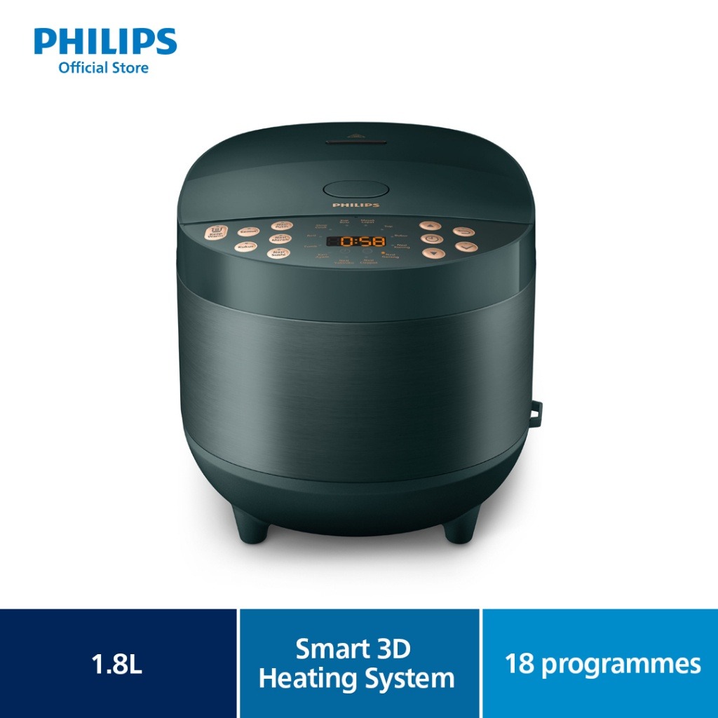 [FREE DELIVERY] PHILIPS Digital Rice Cooker 3000 Series 1.8L HD4518/62 ...