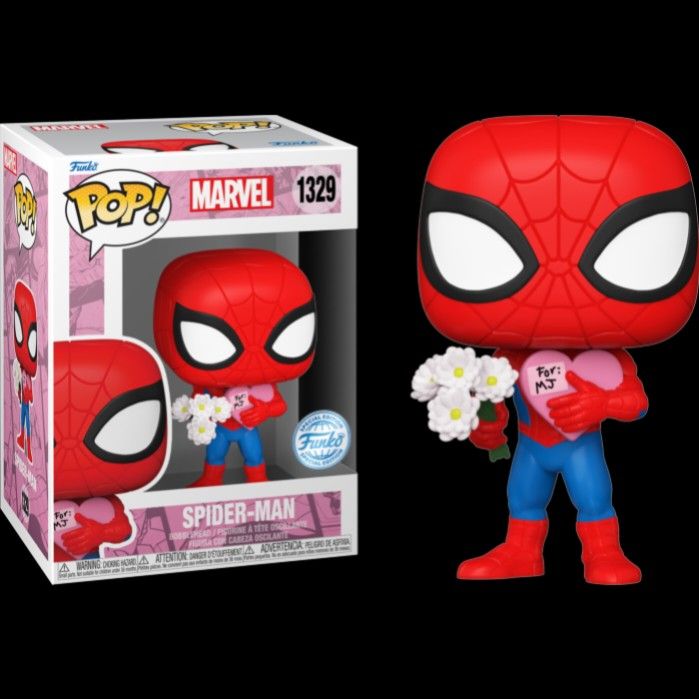 Funko Pop! Marvel San Valentin - Spiderman Con Flores #1329