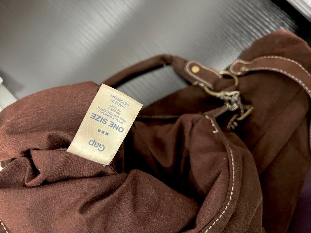 GAP Suede Brown Shoulder Bag