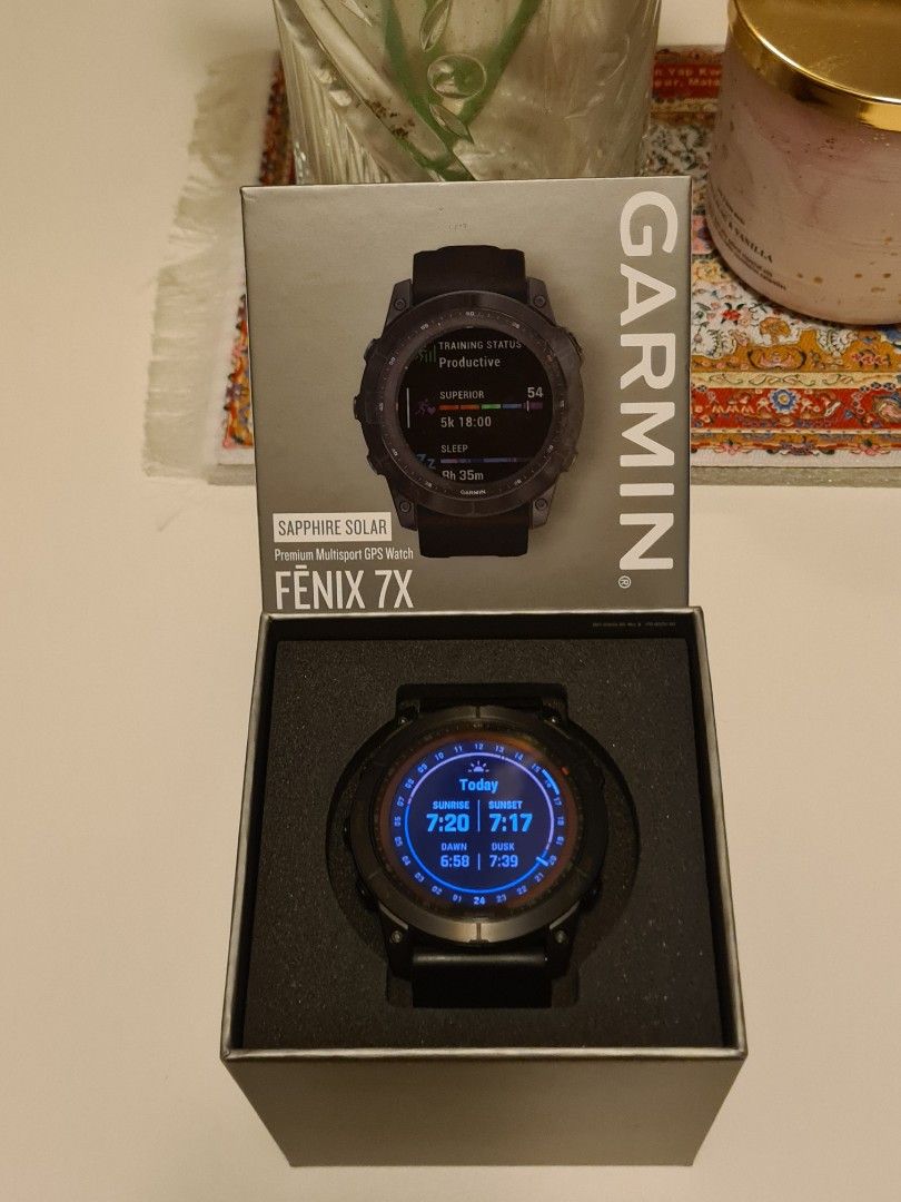 Garmin Fenix 7x Sapphire Solar Mobile Phones Gadgets Wearables