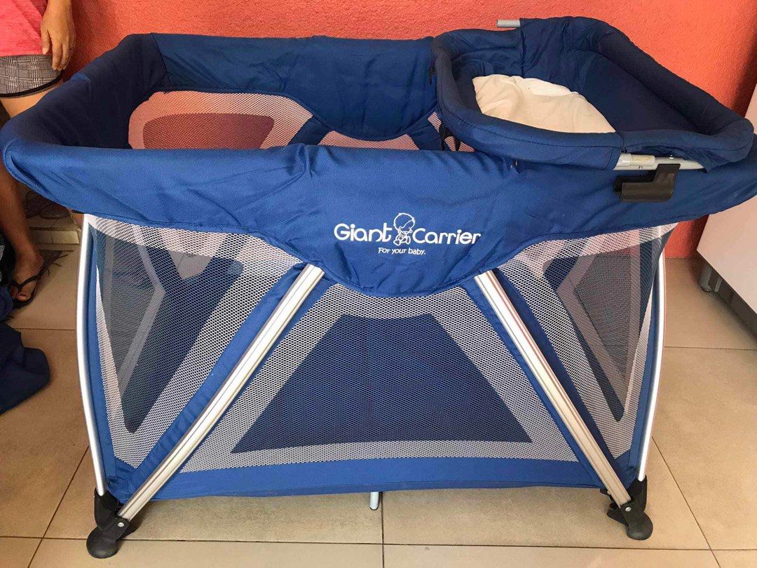Giant Carier Crib with Teflon Foam Babies Kids Baby Nursery Kids Furniture Cots Cribs on Carousell