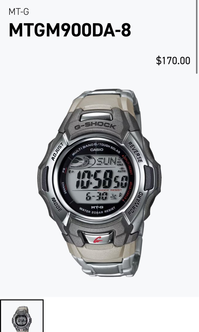 G Shock MTGM900 Men s Fashion Watches Accessories Watches on Carousell