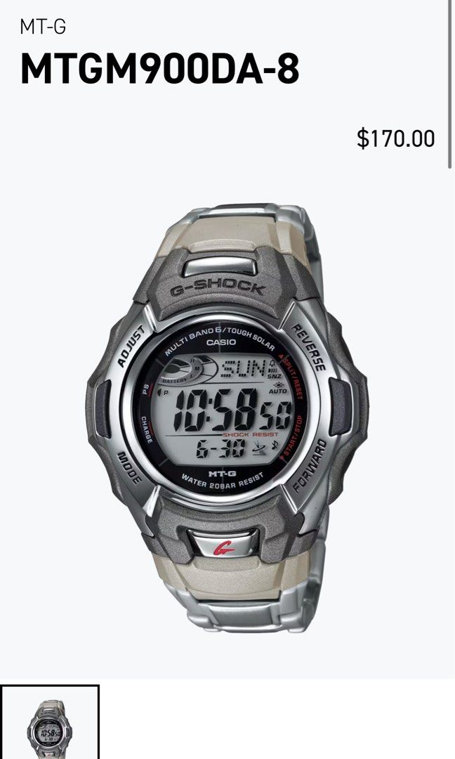 G Shock MTGM900 Men s Fashion Watches Accessories Watches on