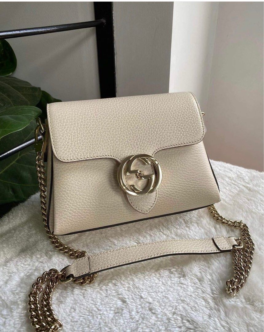 Gucci interlocking chain crossbody bag Luxury Bags Wallets on Carousell