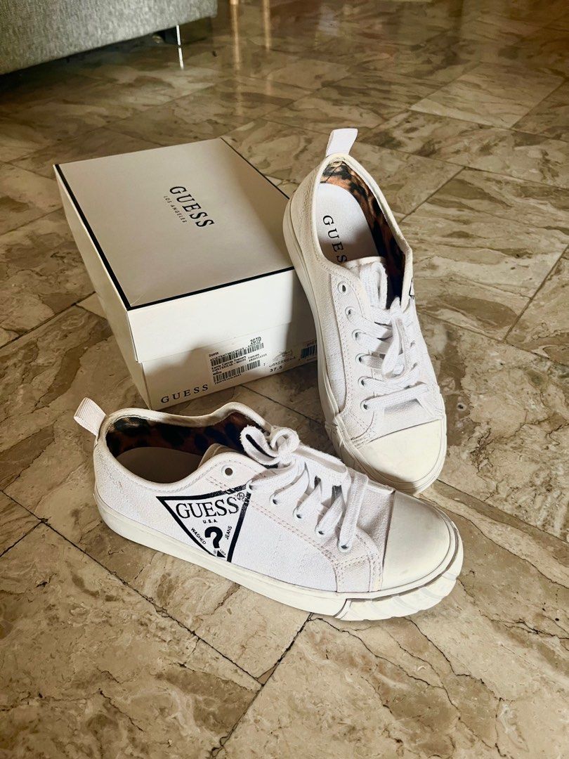 Guess hotsell canvas sneakers