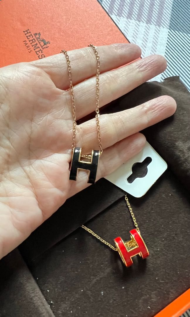 H necklaces pop hermes Women s Fashion Jewelry Organisers