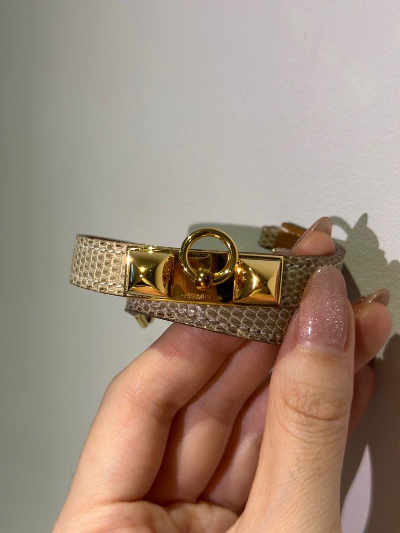 Hermes deals lizard bracelet