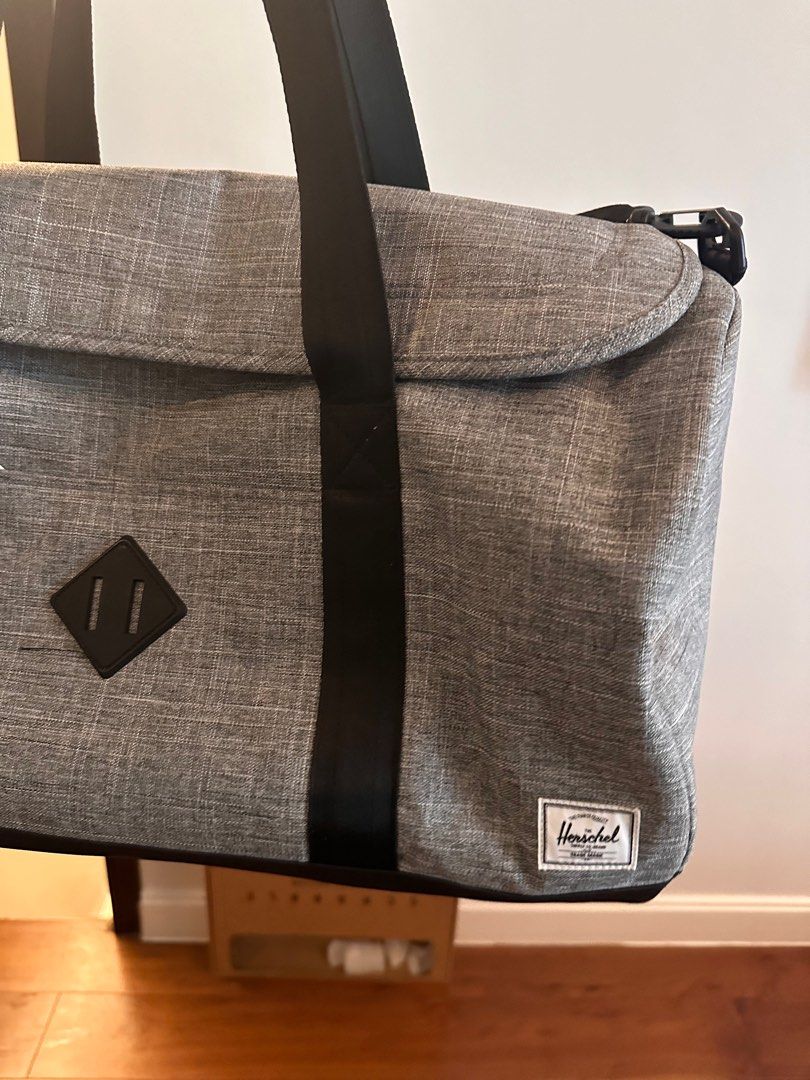 Herschel Grey Duffle (Category: Backpacks) located in Taguig. Submitted by sourcedbym (Listing ID 1277945376, Image 2). Description: Retail is 8K! #duffle #herschel #backpack #travel.