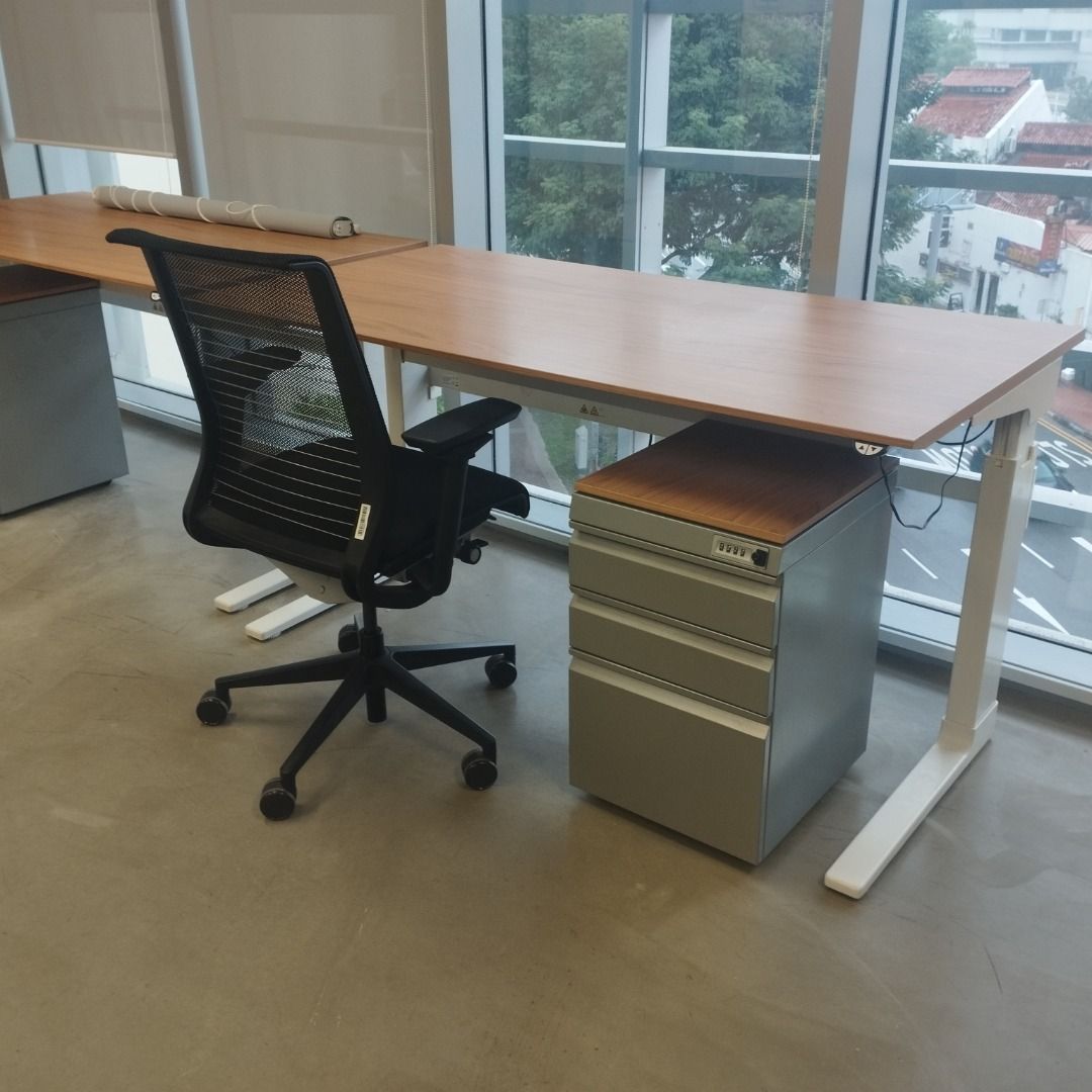 [High Quality & Big Name] Actiforce Height Table with Aluminium Desk ...