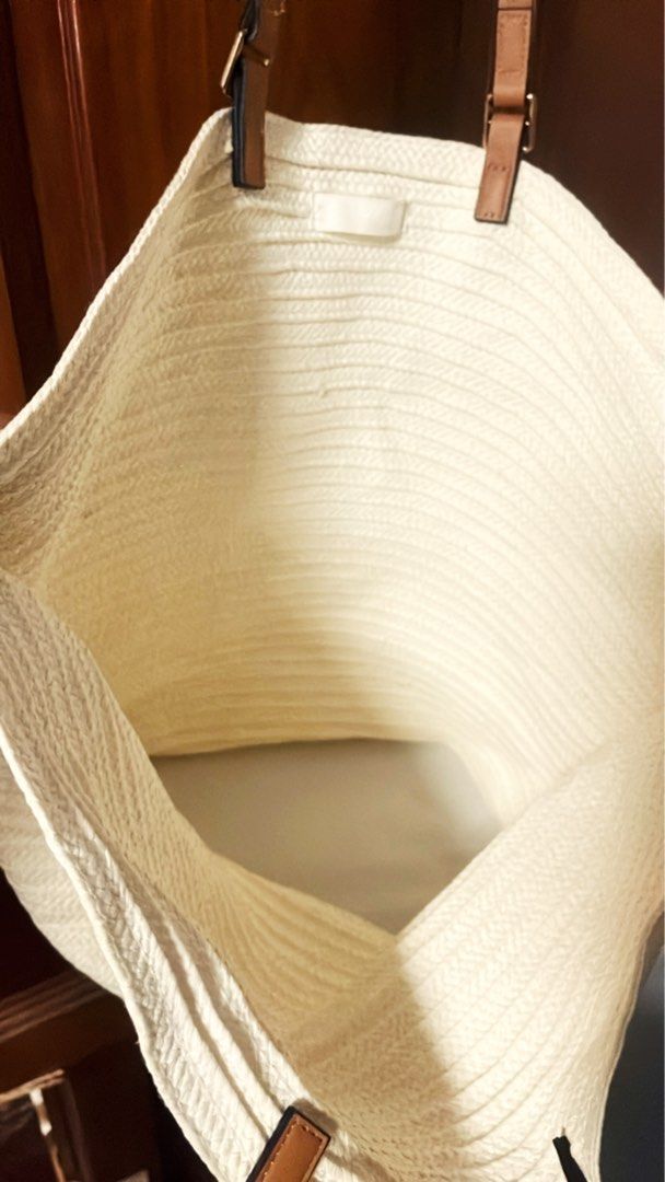 White straw beach bag new arrivals