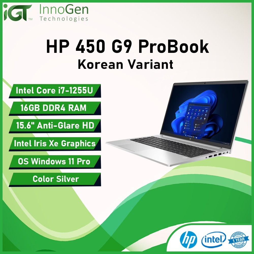 HP 450 G9 PROBOOK (KOREAN VARIANT), Computers & Tech, Laptops ...