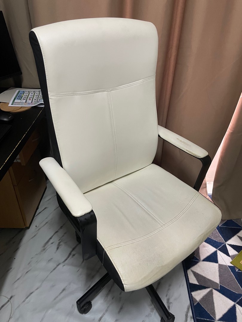 Ikea office chair millberget white, Furniture & Home Living, Furniture