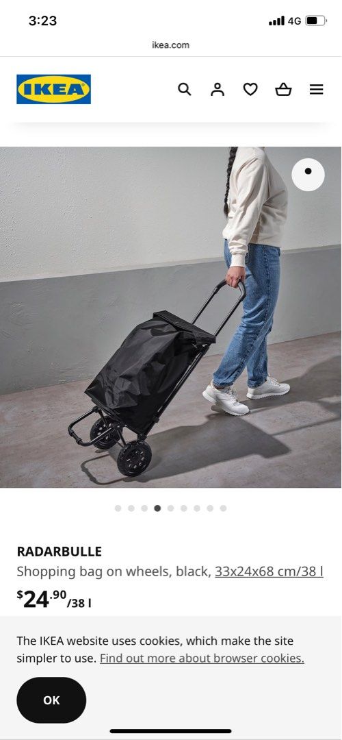 Ikea trolley hotsell bag