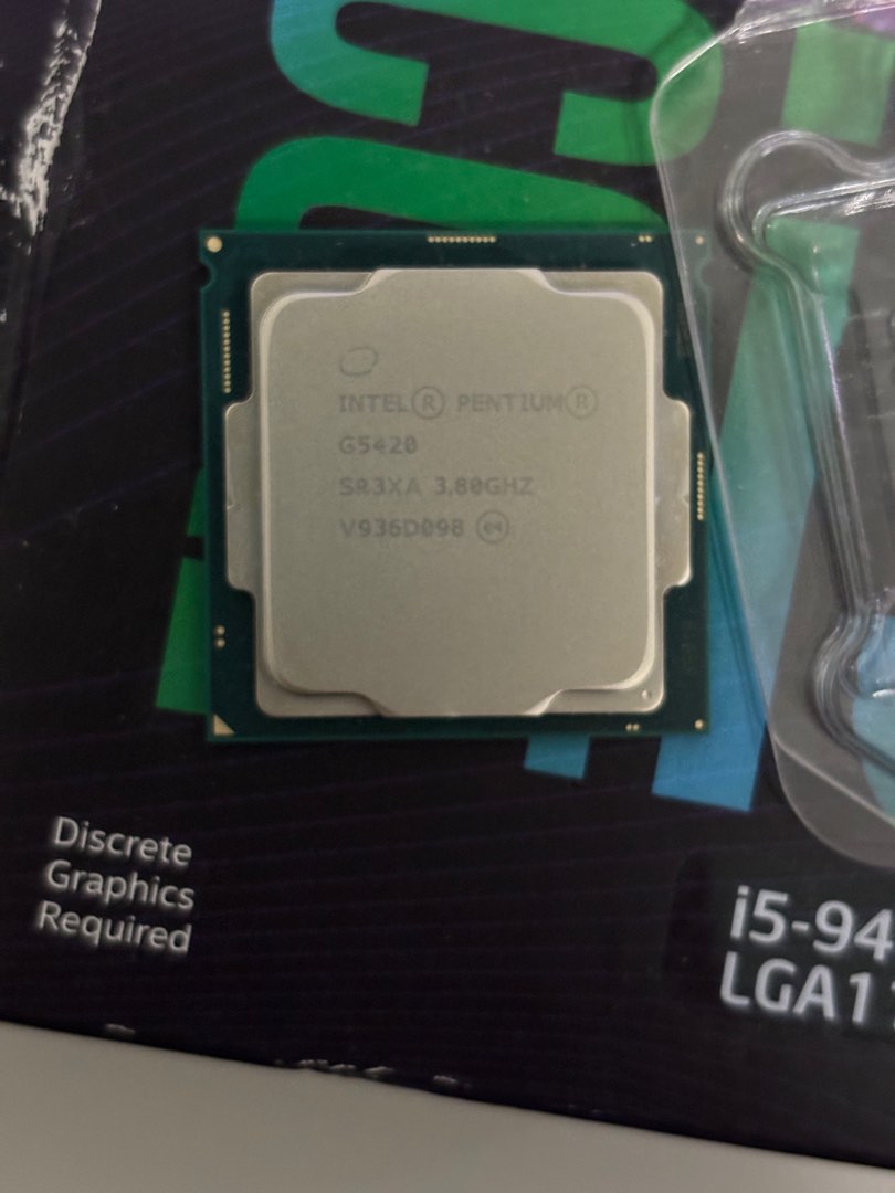Intel Pentium G5420 @ 3.80GHz, Computers & Tech, Parts & Accessories ...