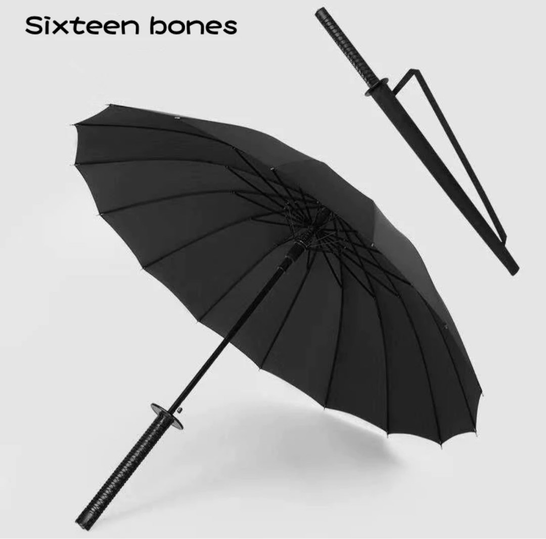 Japanese Samurai Umbrella, Hobbies & Toys, Travel, Umbrellas on Carousell