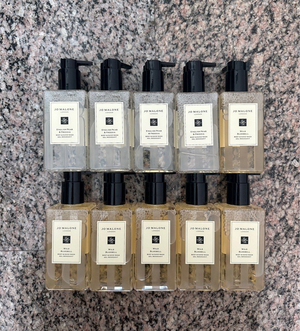 Jo Malone Shower Gel 250ml English Pear Freesia Wild Bluebell, Beauty