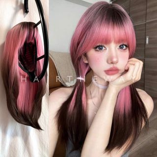 Pink hotsell wig singapore