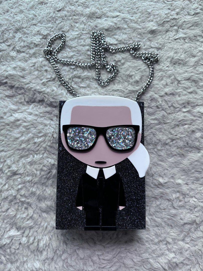 Karl Lagerfeld Ikonik Karl Minaudiere Bag