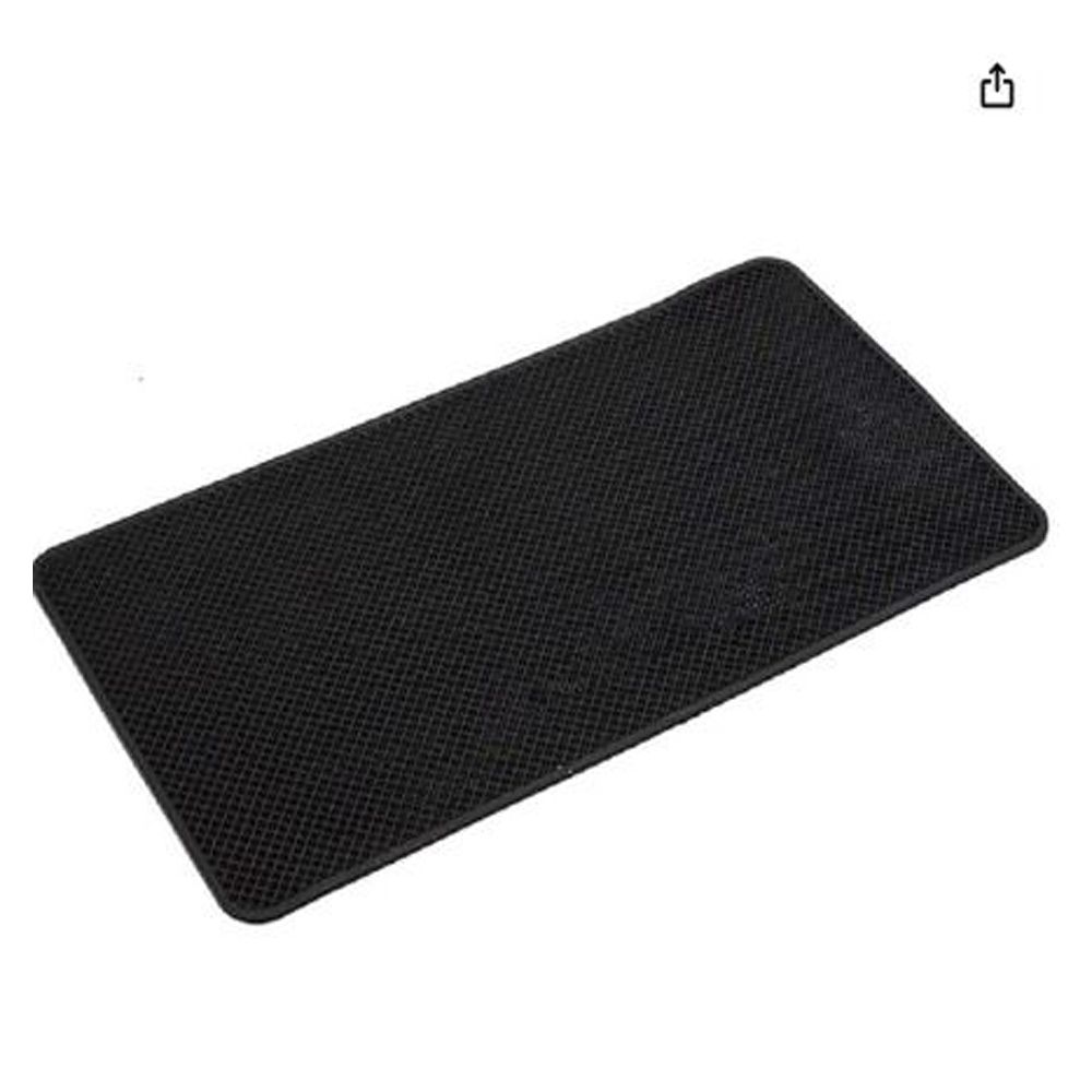 KIKIMO Anti Slip Mat, Non-Slip Car Dashboard Grip Pad, Anti-Slip Rubber Pad,  Car Dash Accessories, Mobile Phone Holder Car Sticky Mat for GPS Cell  Phone, Electronic Devices, iPhone, Black, Mobile Phones 