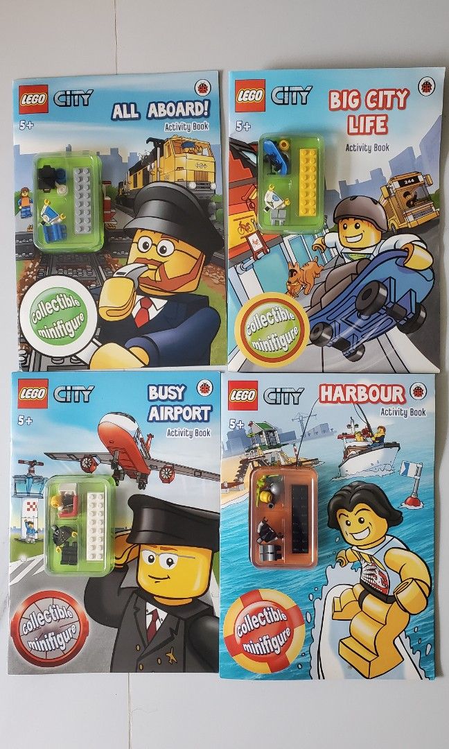 Lego city mini figures books, 兒童＆孕婦用品, 嬰兒玩具- Carousell