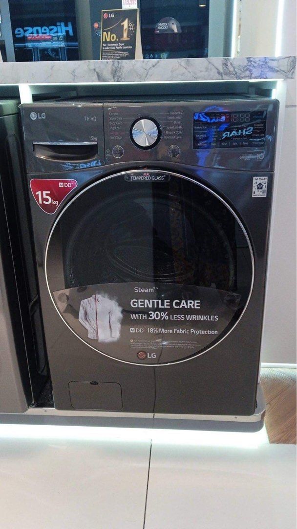 LG FRONT LOAD INVERTER WASHING MACHINE (Category: Washing Machines and Dryers) located in Quezon City. Submitted by annys.online (Listing ID 1278022152, Image 3). Description: LG FRONT LOAD WASHER DRYER COMBO 100% dry FV1208D4W- (8/5)36,300 FV1409D4V (9/6) 38,100 FV1450H1B (10/6) 41,000 FV1414H2BA (14/8) 49,700 F2515RTGV 15/8 48,200 F2721HVBRC- 58,600 FM1006N3W- 20,200 FM1207S5W-22,500 FV1208S4W- 29,100 FV1450S3V-38,700 10 kgs washer FV1412S3B -4