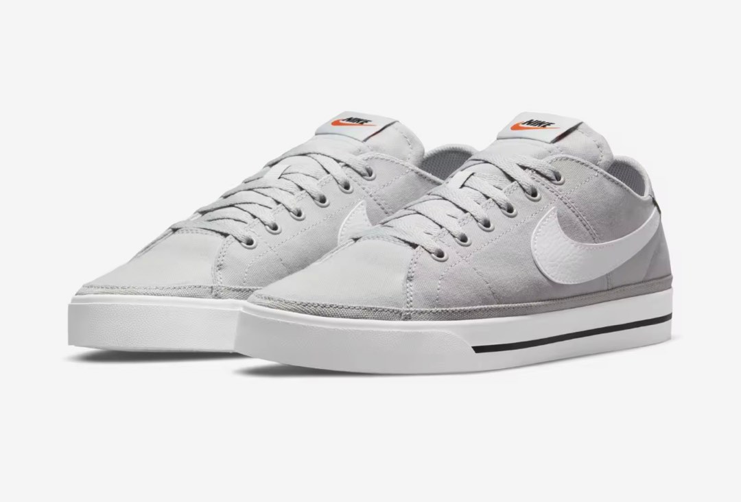 Nike Court Legacy Canvas College Grey Men's - CW6539-001 - US