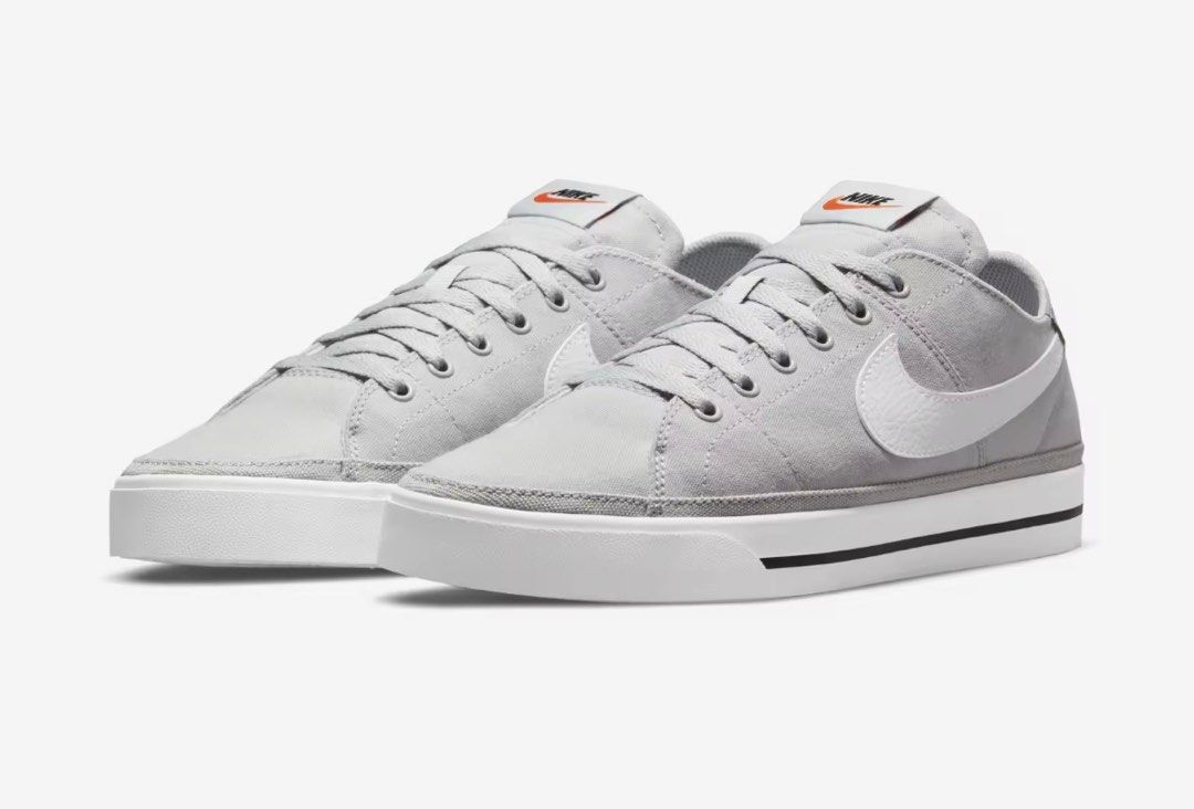 nike court legacy canvas grey