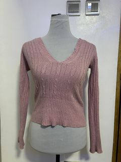 [Lolita Y2K Coquette] Abercrombie Pink Sweater