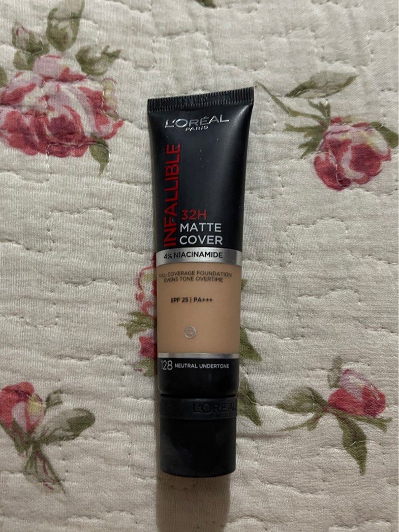 Loreal Paris Infallible 32H Matte Cover Foundation (128 Neutral Undertone),  Beauty & Personal Care, Face, Makeup on Carousell