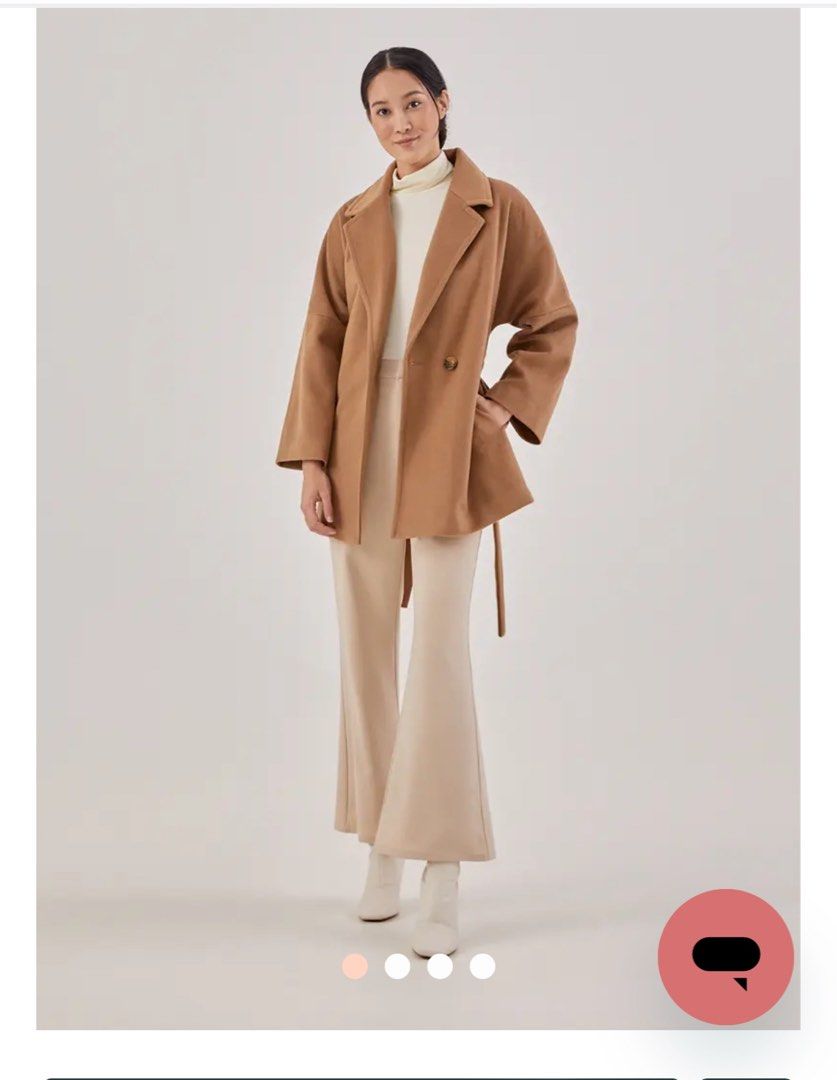 Love Bonito Caramel winter coat