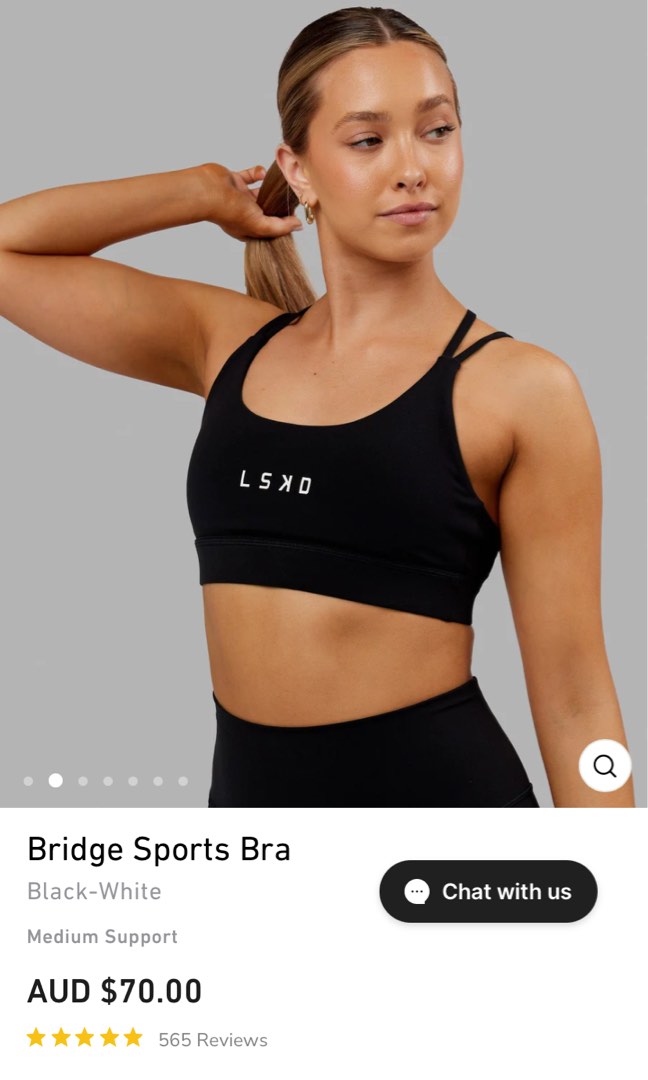 LSKD bridge sports bra, Women's Fashion, Activewear on Carousell