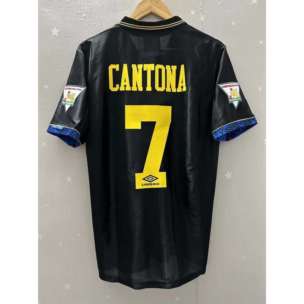 Manchester United 93-94 Season Cantona Keane Giggs retro Football