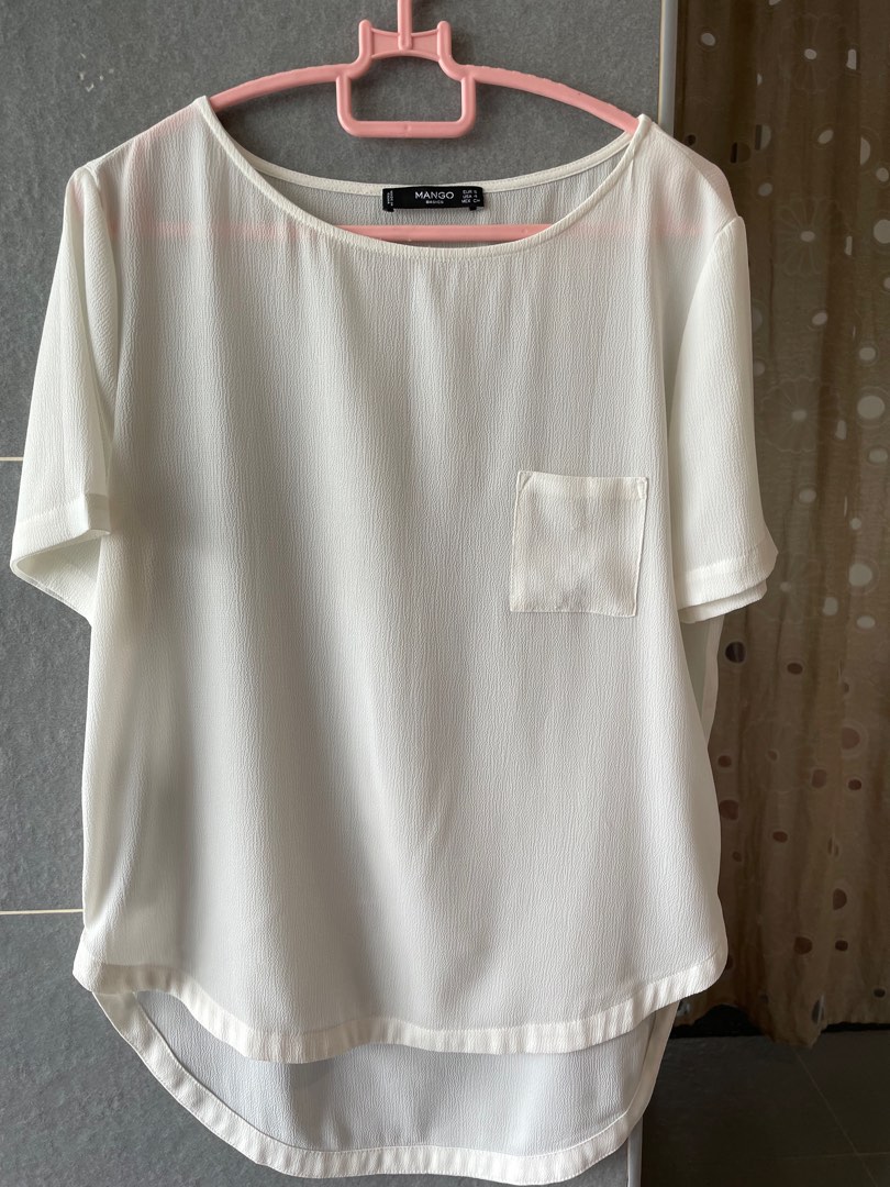 Mango chiffon blouse 2025