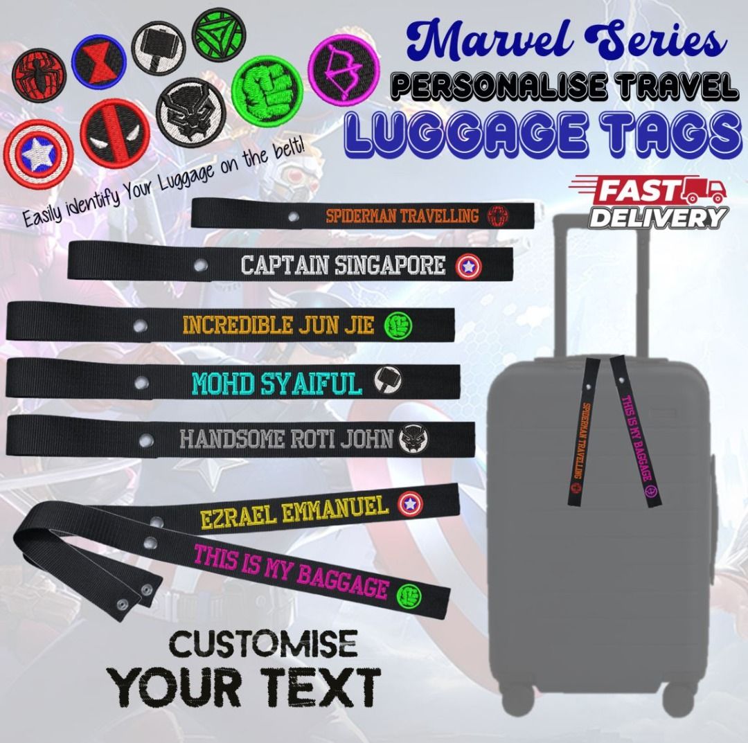 Trackable outlet luggage tags
