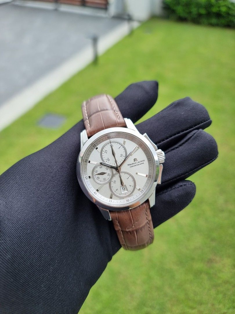 MAURICE LACROIX ML CHRONO CHRONOGRAPH PONTOS AUTO AUTOMATIC PT7548 SS001 130 PT7548