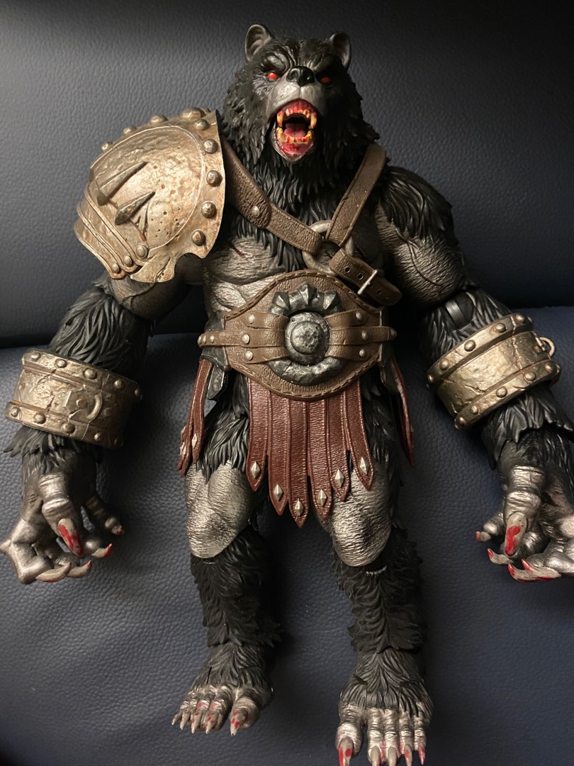 全てのアイテム Memory 興趣及遊戲 Bear, 9吋熊人族狂暴戰士黑熊Black 1:12 Toys SF・ファンタジー・ホラー
