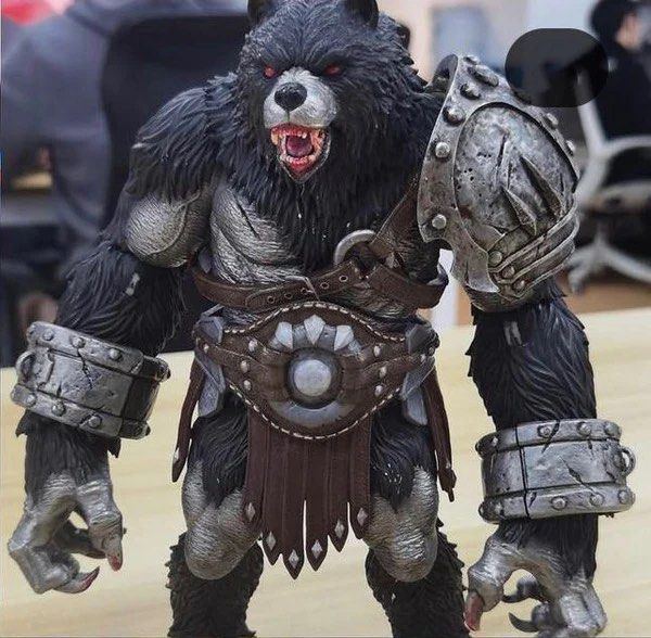 Memory Toys 1:12 9吋熊人族狂暴戰士黑熊Black Bear, 興趣及遊戲