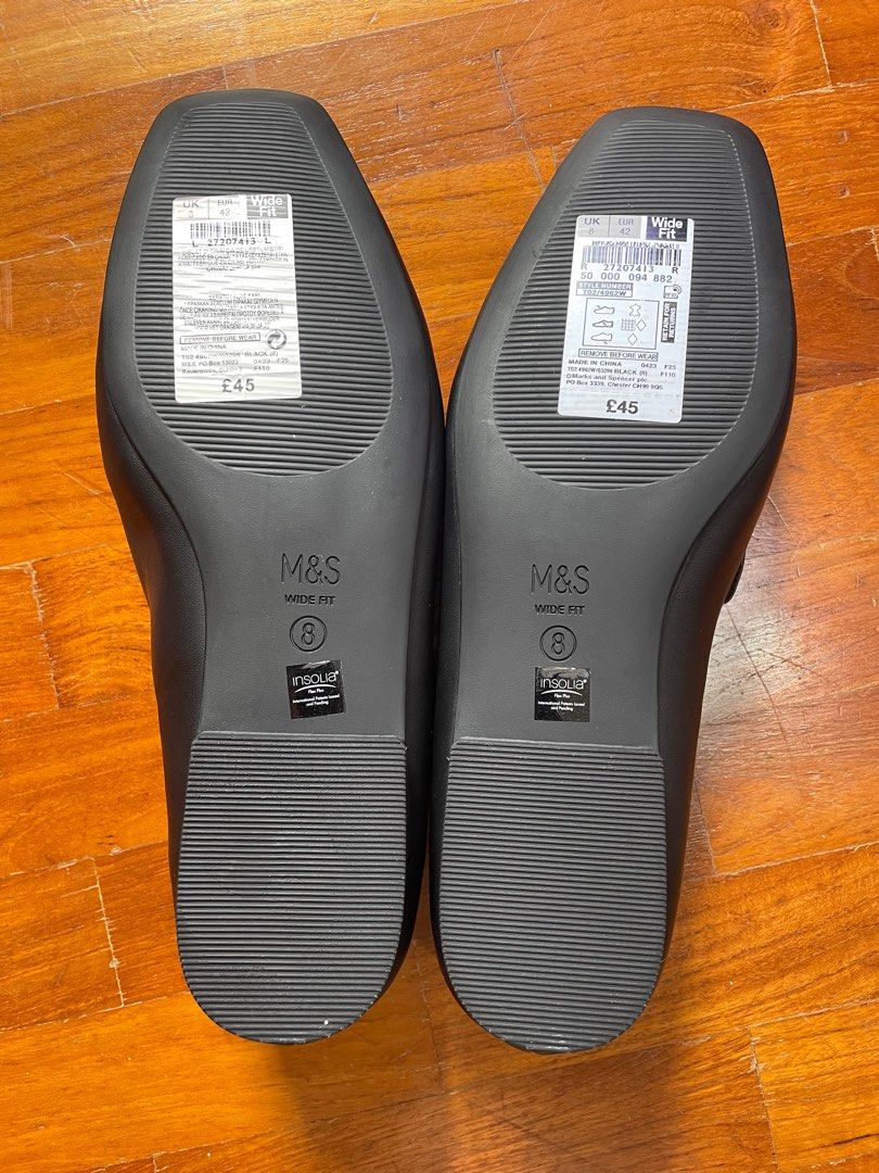 Marks and spencer black shoes outlet