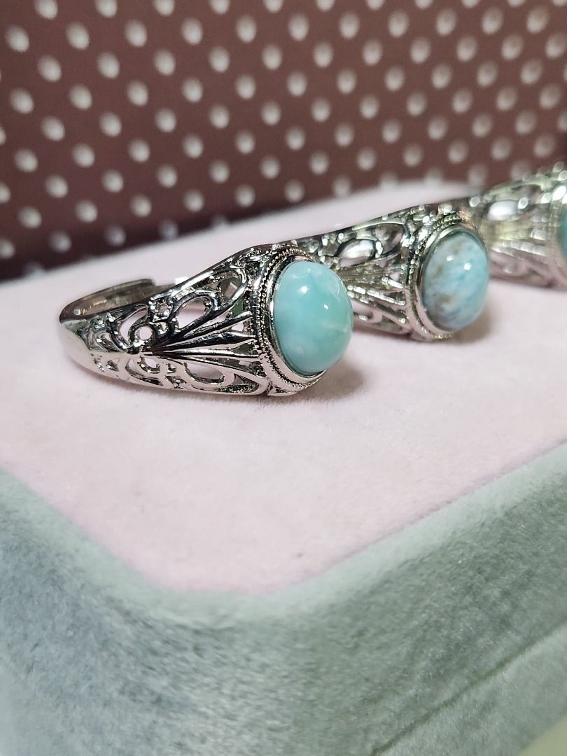 Men's sales larimar jewelry