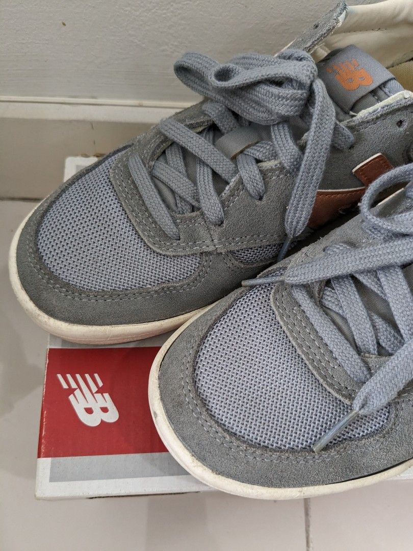 New Balance Sneakers Size 8.5 US Gray with Rose Gold accents