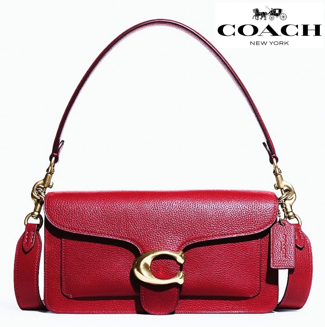 New Coach Original Red Collection TABBY SHOULDER BAG 20 IN
