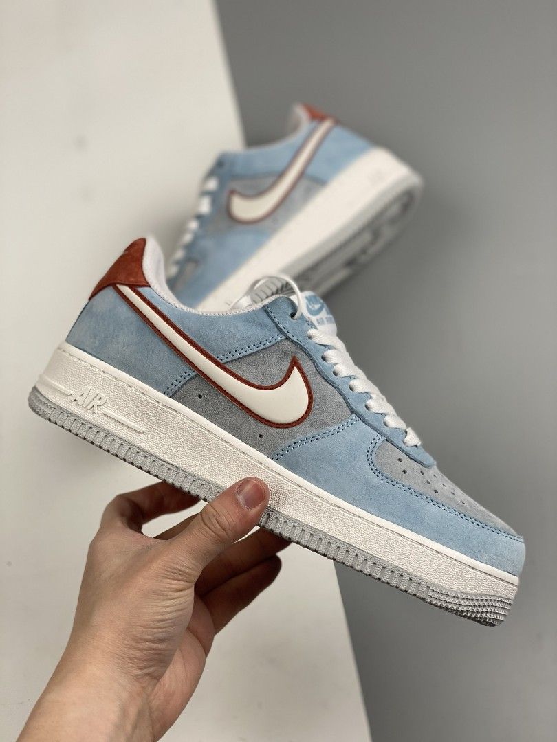 Nike Air Force 1 Low Blue Grey shoes sneakers